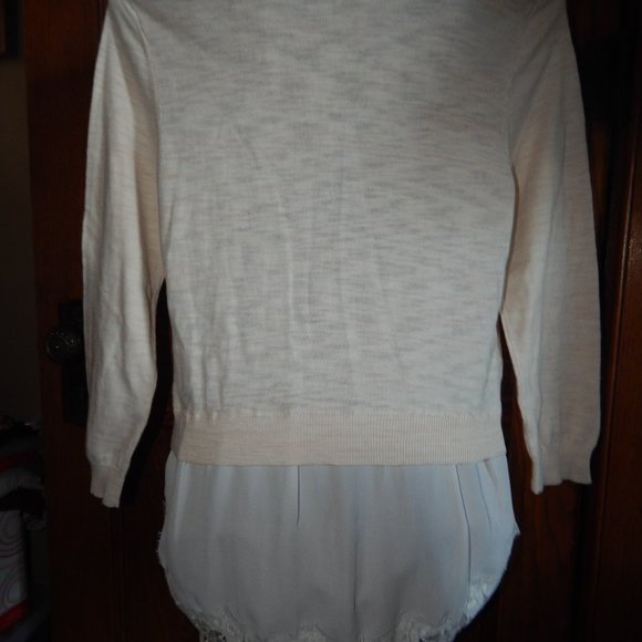 Ladies Como Vintage Lightweight Layered Look Sweater - Size L - Picture 5 of 6